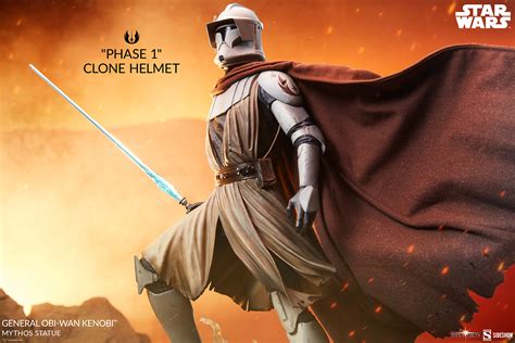 sideshow collectibles|Sideshow Mythos General Obi Wan Kenobi statue